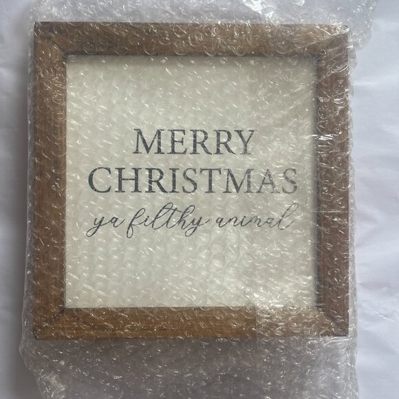 ($30) Home Alone Holiday Sign - Picture 3 of 4